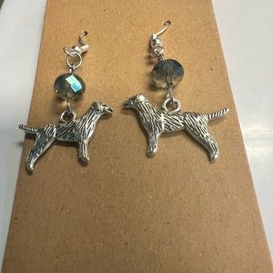 Cute dog golden retriever earrings